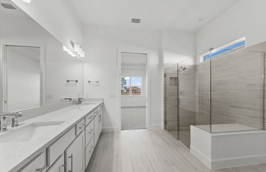 Furnished interior view inside a new home in TerraWalk at Babcock Ranch, Alva (Image 14).