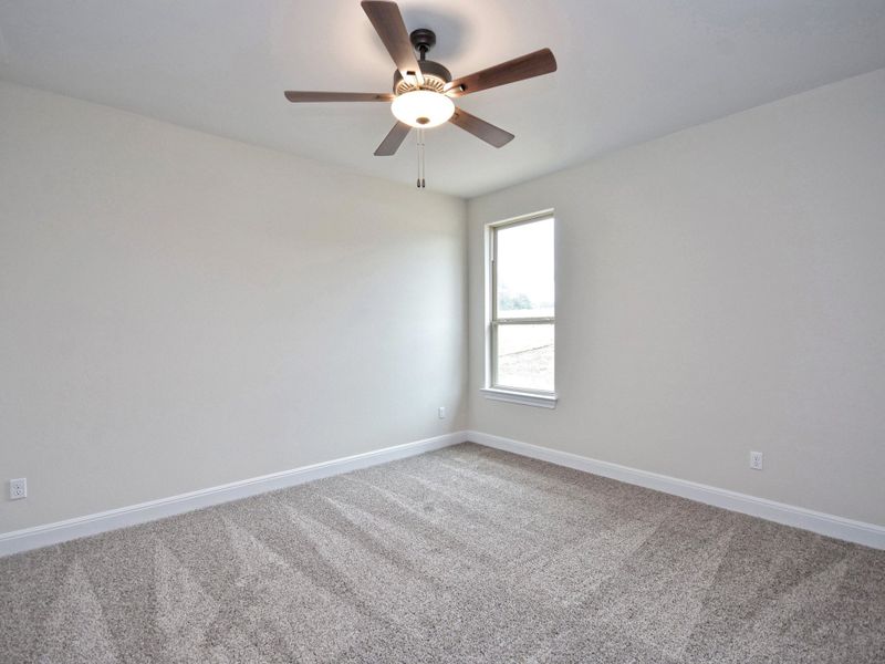Representative unfurnished interior of a home built from the San Simeon I by Giddens Homes in Clearwater Ranch, Liberty Hill (Image 373).
