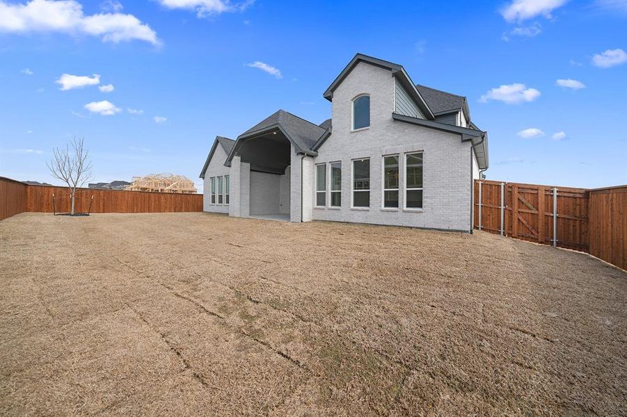 Exterior details and patio area of a home in , Prosper (Image 4). Exterior details and patio area of a home in , Prosper (Image 4).