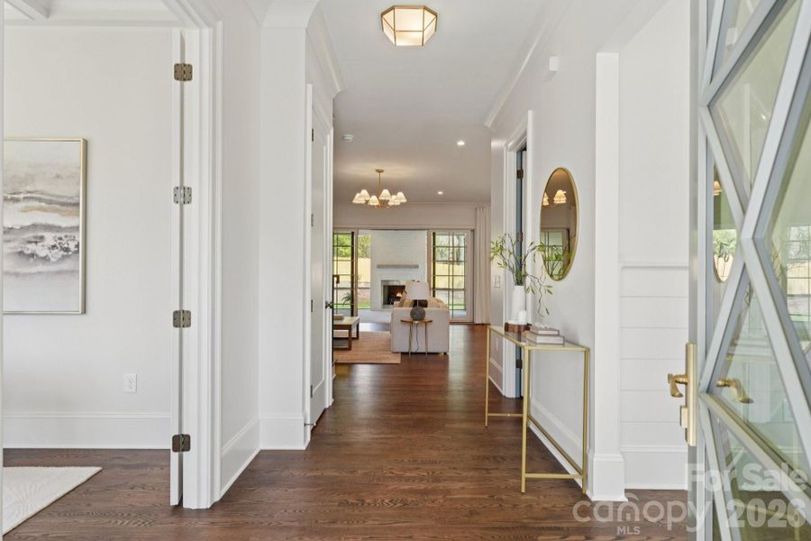 Furnished interior view inside a new home in , Charlotte (Image 18). Furnished interior view inside a new home in , Charlotte (Image 18).