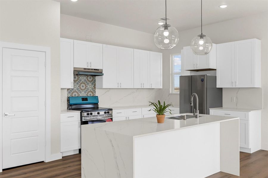 Furnished interior view inside a new home in , Cleveland (Image 4).