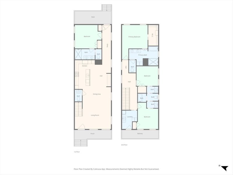 2D floor plan layout of this home in , Galveston, TX (Image 3).