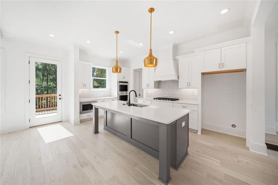 Furnished interior view inside a new home in , Marietta (Image 8).