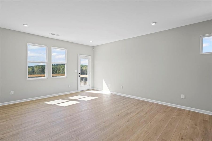 Spacious, unfurnished interior of a new home in Villas at Gold Creek, Dawsonville (Image 26).