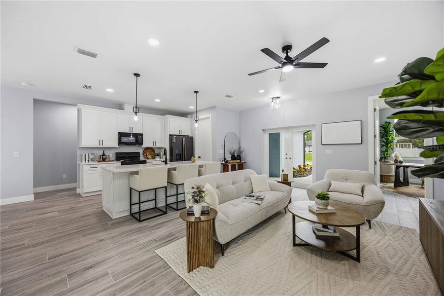 Furnished interior view inside a new home in , North Port (Image 32). Furnished interior view inside a new home in , North Port (Image 32).