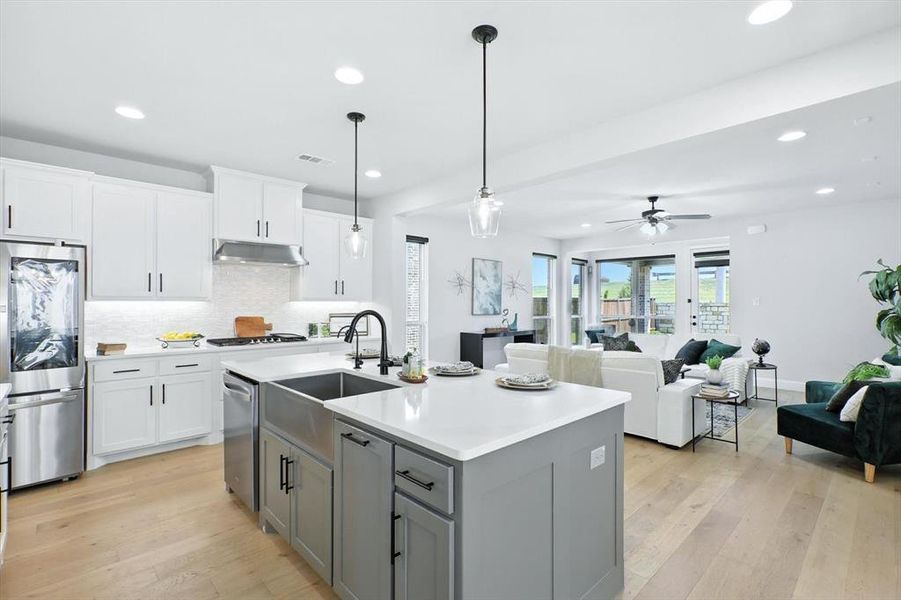 Furnished interior view inside a new home in , Lewisville (Image 15). Furnished interior view inside a new home in , Lewisville (Image 15).