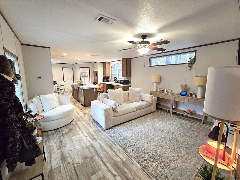 Furnished interior view inside a new home in , Coldspring (Image 9).