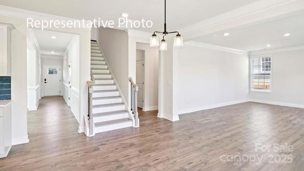 Spacious, unfurnished interior of a new home in Sanctuary at Southgate, Indian Trail (Image 19).