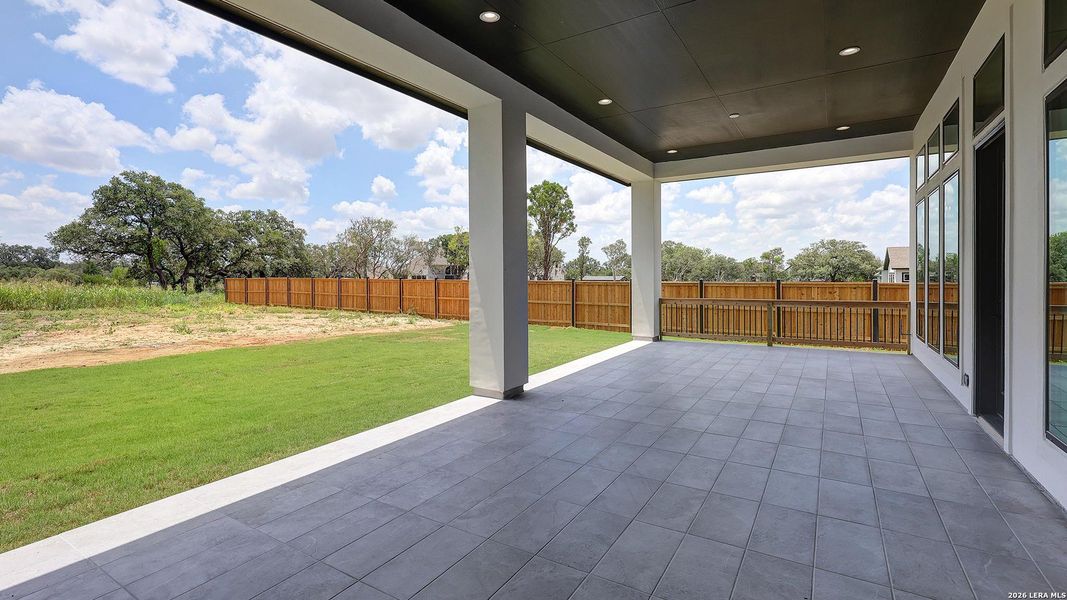 Exterior details and patio area of a home in Megan's Landing, Castroville (Image 27).