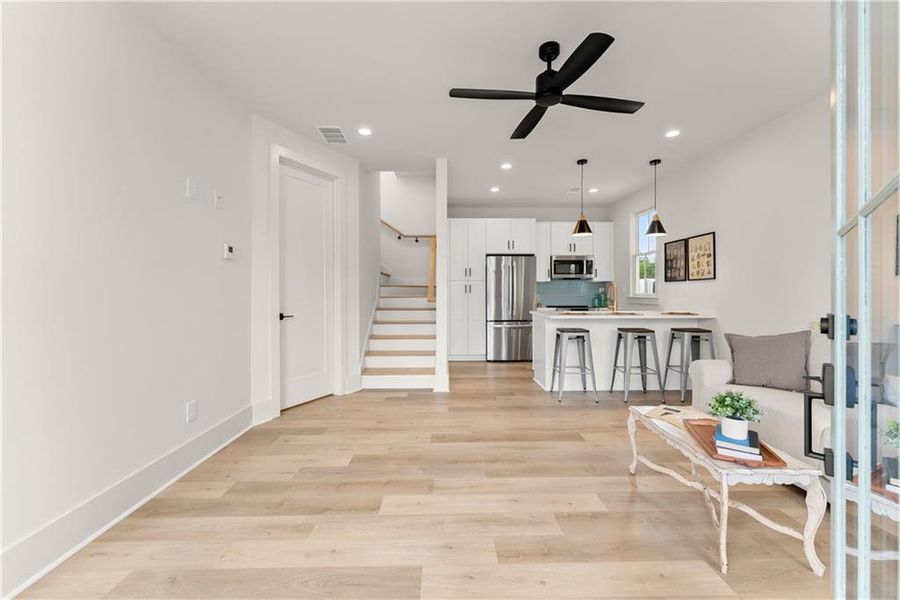 Furnished interior view inside a new home in , Gainesville (Image 6).