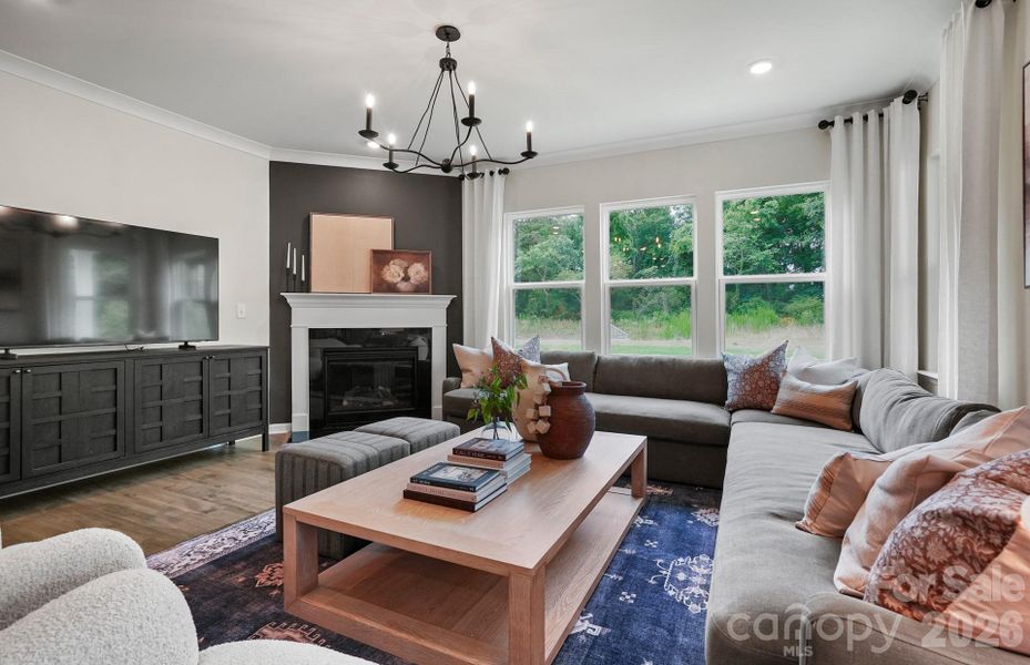 Furnished interior view inside a new home in Riverstone, Monroe (Image 12).