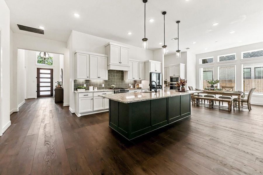 Furnished interior view inside a new home in , Conroe (Image 27).