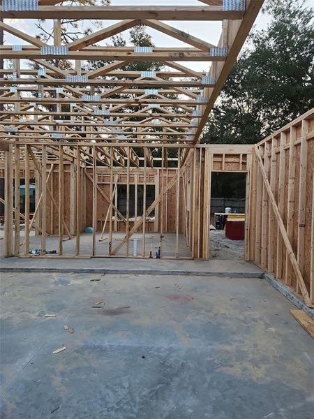 In-progress construction of a new home in , Interlachen, FL (Image 5).