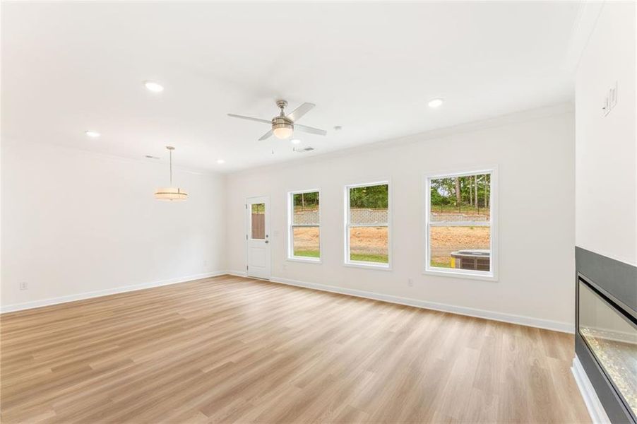 Spacious, unfurnished interior of a new home in River Walk Place, Lawrenceville (Image 28).
