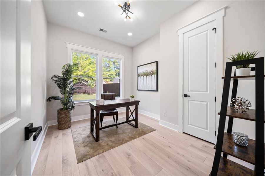 Furnished interior view inside a new home in , Acworth (Image 14).