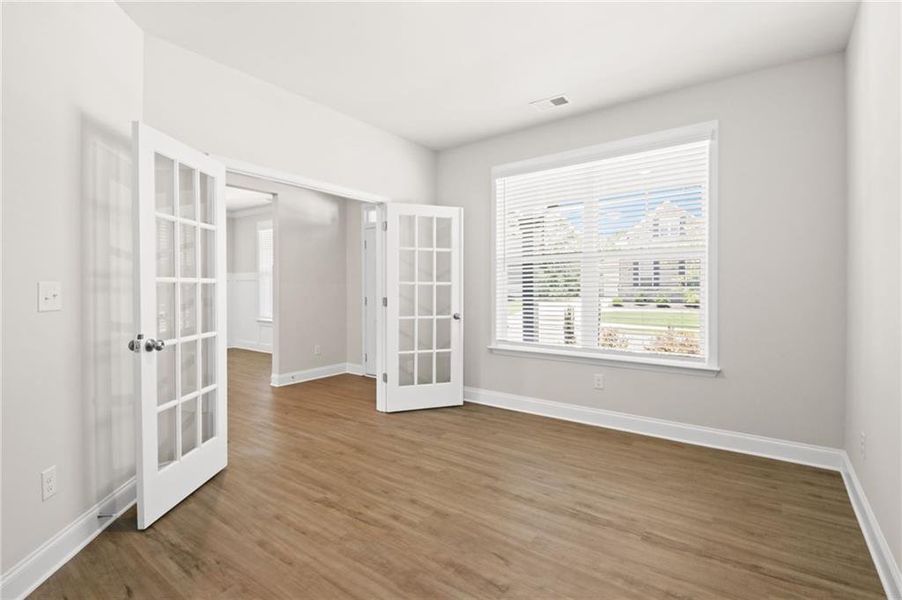 Spacious, unfurnished interior of a new home in Carmichael Farms, Canton (Image 36). Spacious, unfurnished interior of a new home in Carmichael Farms, Canton (Image 36).