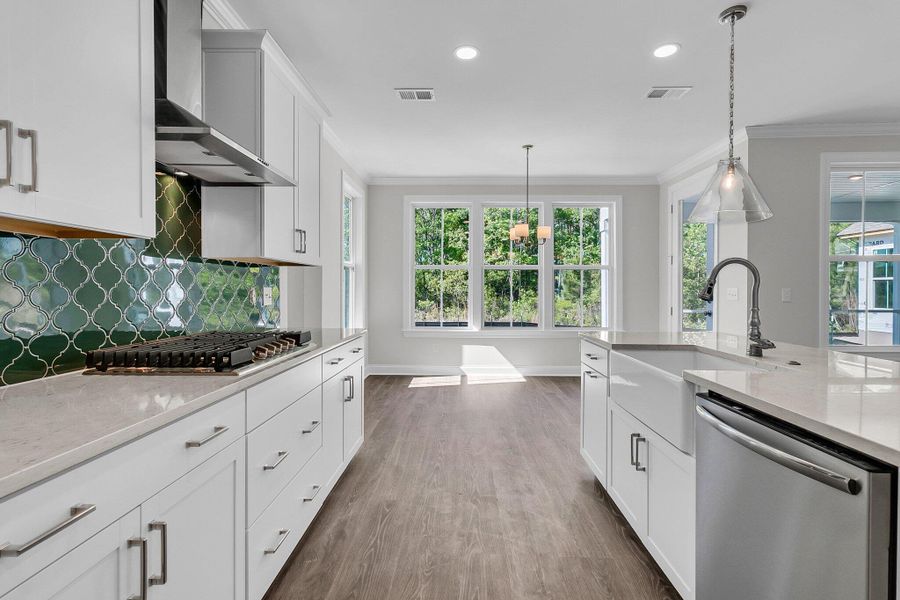 Furnished interior view inside a new home in Tidewater at Lakes of Cane Bay, Summerville (Image 8). Furnished interior view inside a new home in Tidewater at Lakes of Cane Bay, Summerville (Image 8).