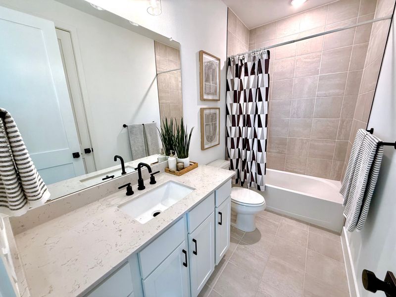 Furnished interior view inside a new home in Novel, Austin (Image 12).