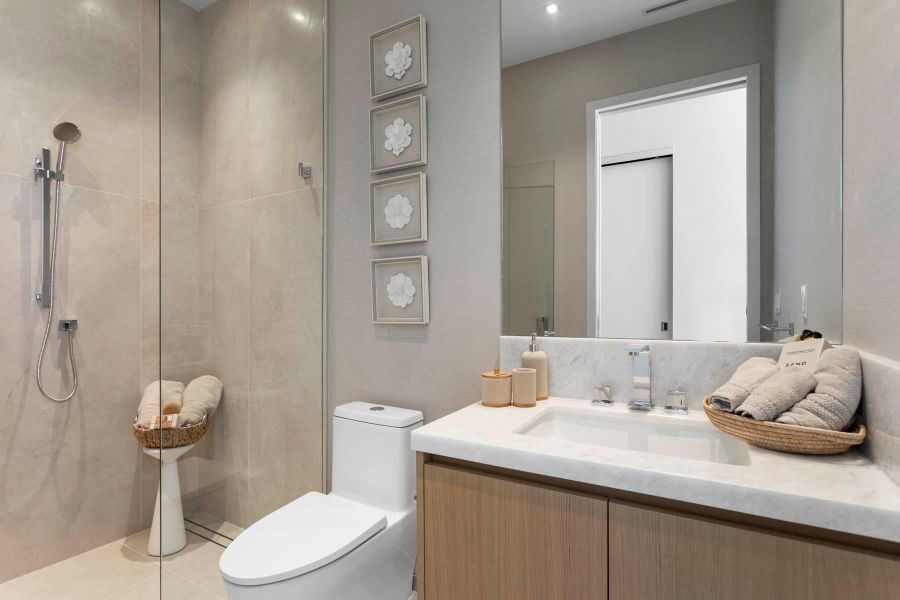 Furnished interior view inside a new home in , Fort Lauderdale (Image 12).