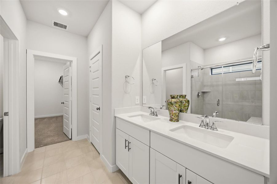 Primary bath has two sinks Primary bath has two sinks