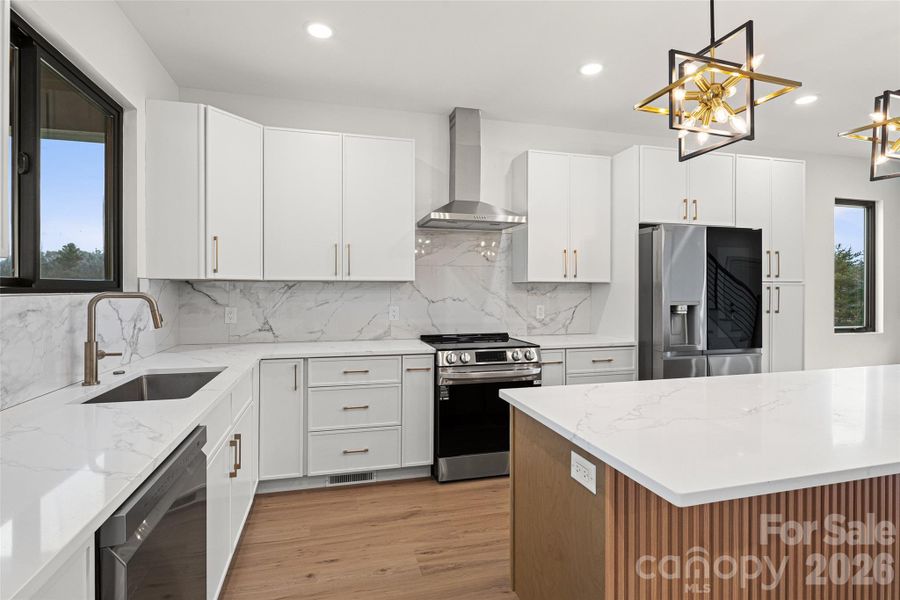 Furnished interior view inside a new home in , Asheville (Image 15).