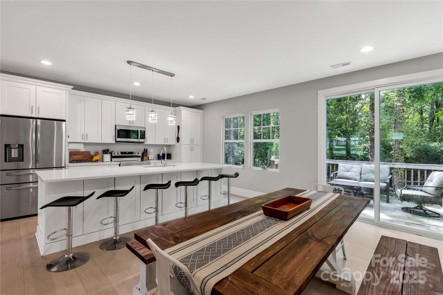 Furnished interior view inside a new home in , York (Image 9).