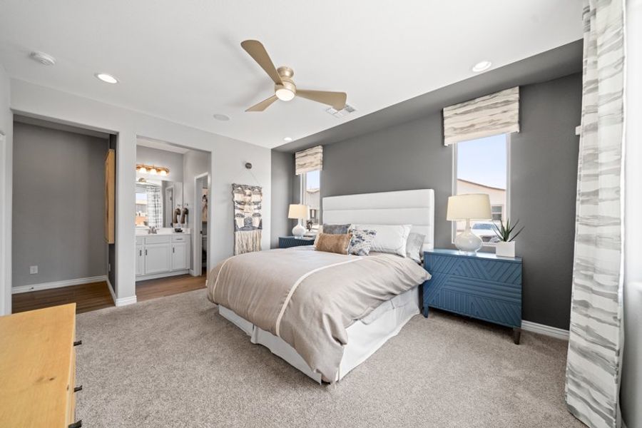 Furnished interior view inside a new home in Rancho Mercado, Surprise (Image 13).