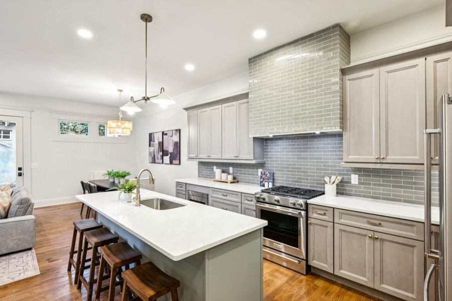 Furnished interior view inside a new home in , Atlanta (Image 16).