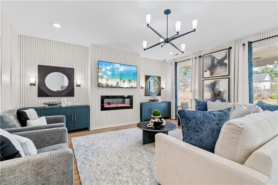 Furnished interior view inside a new home in Bowers Farm, McDonough (Image 35).
