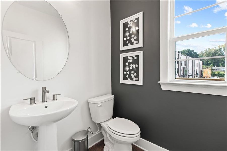 Furnished interior view inside a new home in Easton, Atlanta (Image 3). Furnished interior view inside a new home in Easton, Atlanta (Image 3).