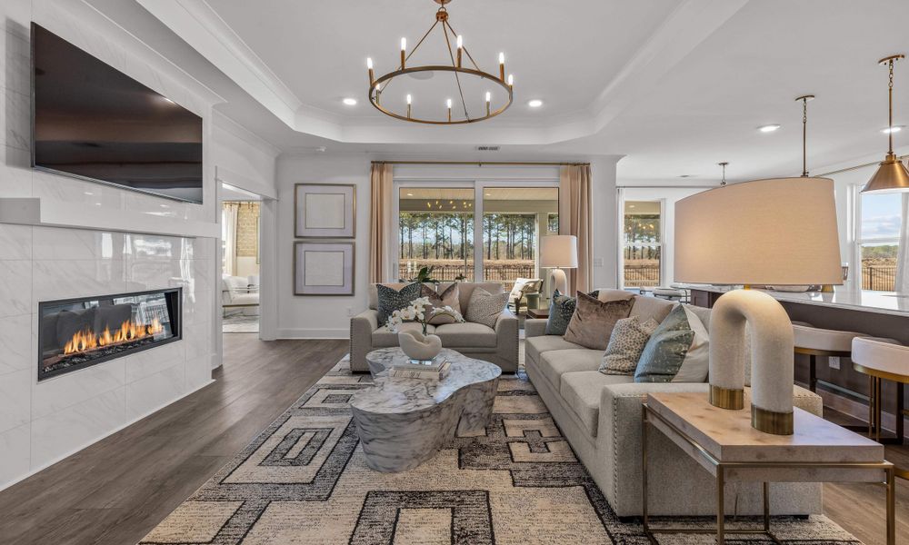 Furnished interior view inside a new home in The Willows, Loris (Image 11).
