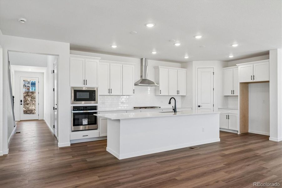 Furnished interior view inside a new home in The Summit at Meridian, Englewood (Image 6). Furnished interior view inside a new home in The Summit at Meridian, Englewood (Image 6).