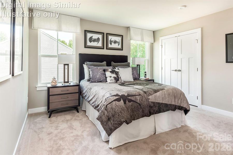 Furnished interior view inside a new home in Kelton, Charlotte (Image 17).