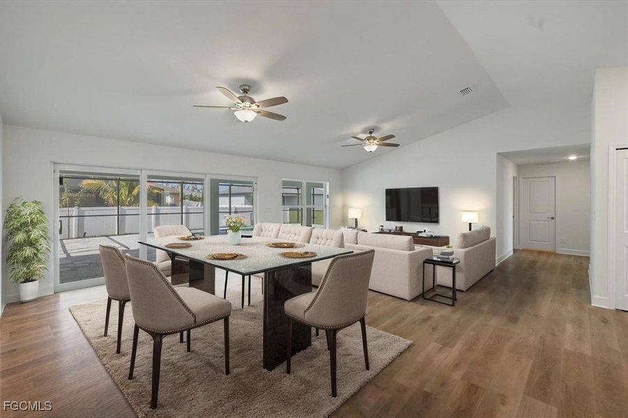 Furnished interior view inside a new home in Cape Coral, Cape Coral (Image 6).