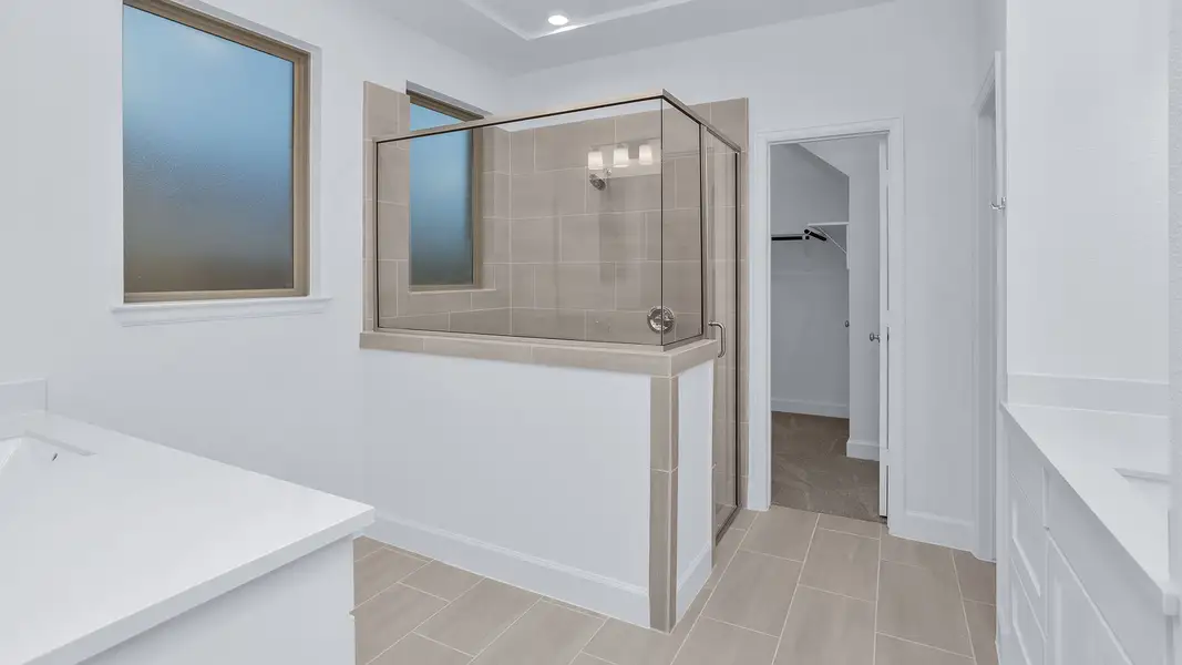 Furnished interior view inside a new home in Woodhavyn 40', Magnolia (Image 7).