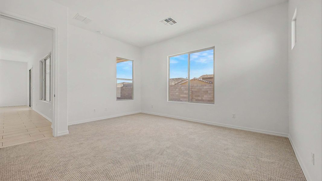 Furnished interior view inside a new home in Arroyo Seco - Hacienda, Buckeye (Image 12).