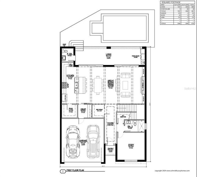 First floor plan