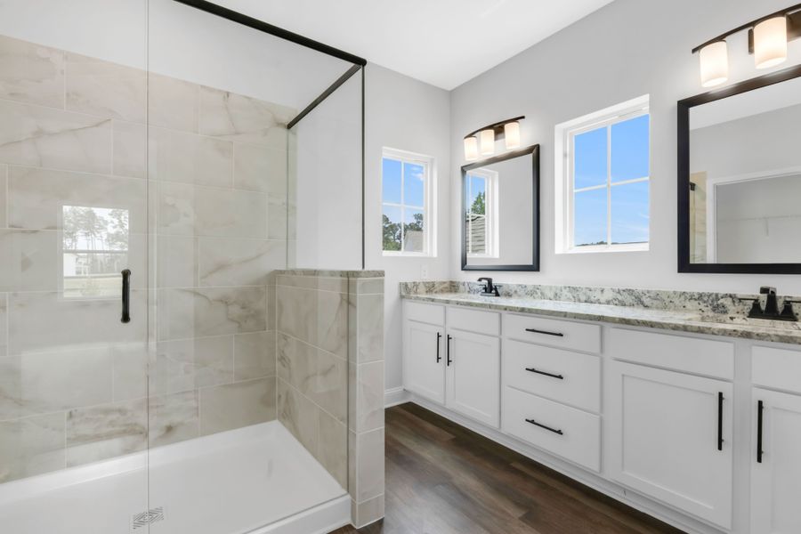 Furnished interior view inside a new home in Maddox Landing, Hoschton (Image 12).
