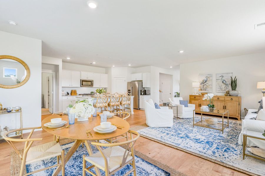 Furnished interior view inside a new home in Rivers Reach, Yemassee (Image 9).