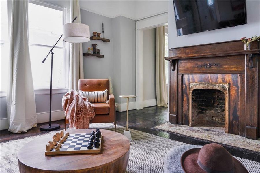 Furnished interior view inside a new home in , Atlanta (Image 6).