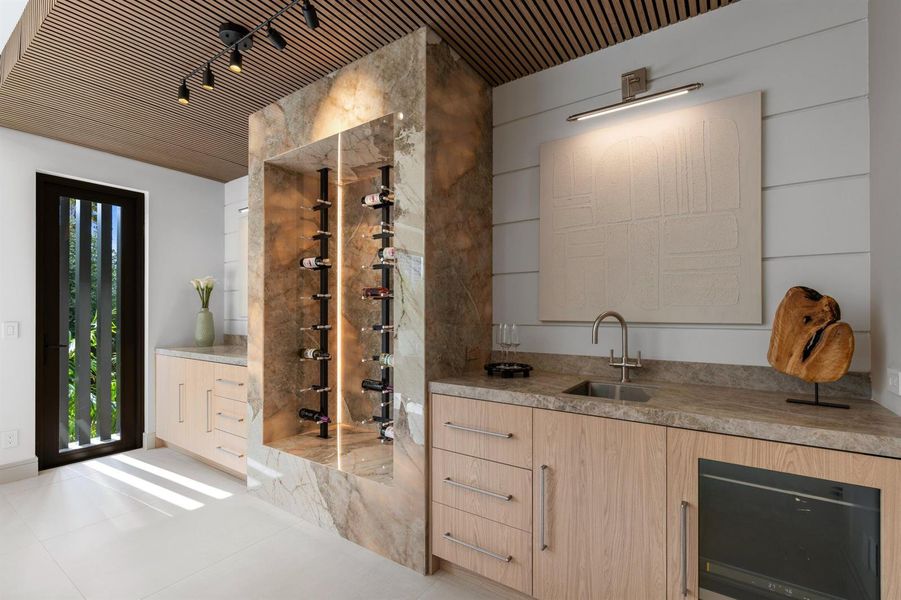 Wine Rack & Wet Bar