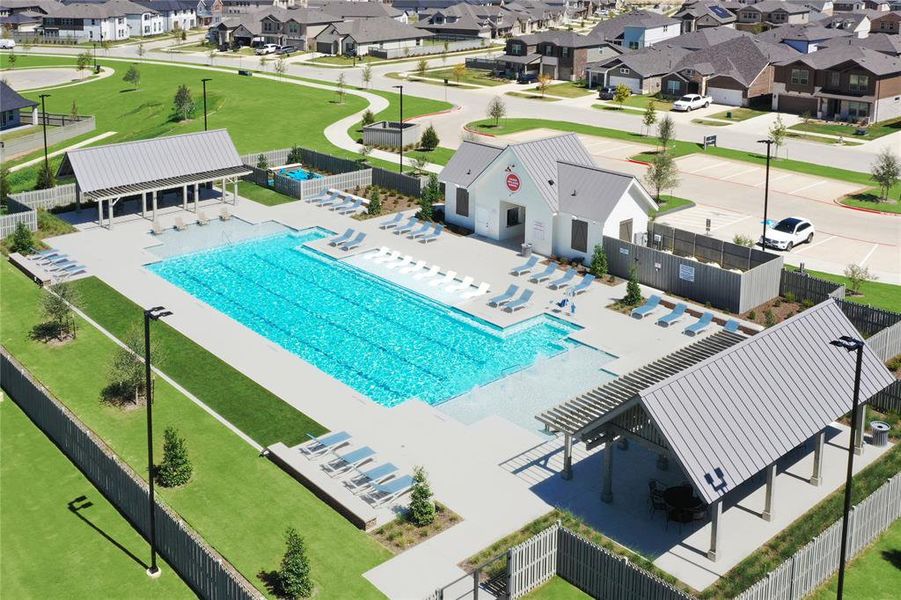 Pool in amenities center