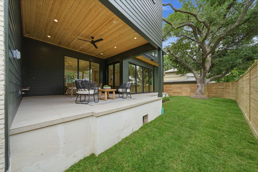 Exterior details and patio area of a home in , Houston (Image 25).