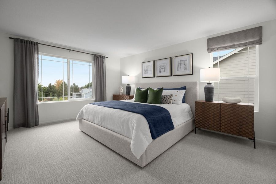 Representative furnished interior of a home built from the 2284 Modeled by KB Home in Murphy Creek Classic, Aurora (Image 6).