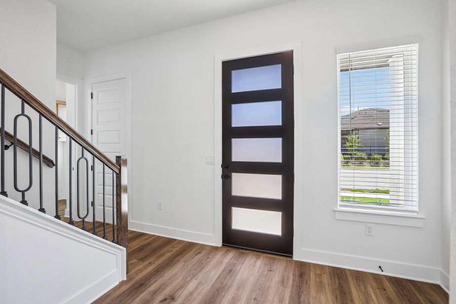 Spacious, unfurnished interior of a new home in Easton Park, Austin (Image 22). Spacious, unfurnished interior of a new home in Easton Park, Austin (Image 22).