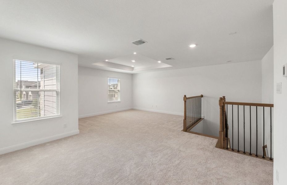 Spacious, unfurnished interior of a new home in Patterson Ranch, Georgetown (Image 22).