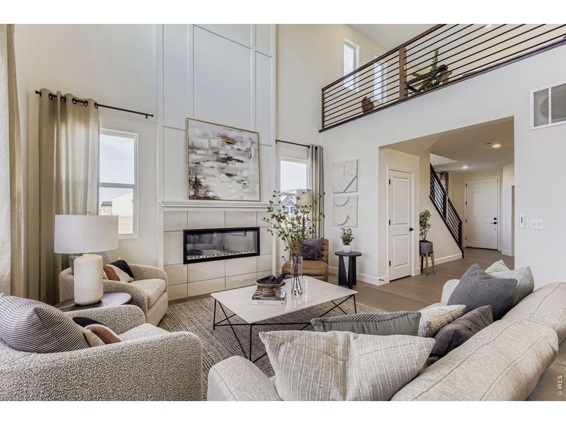 Furnished interior view inside a new home in Farmstead, Berthoud (Image 34).