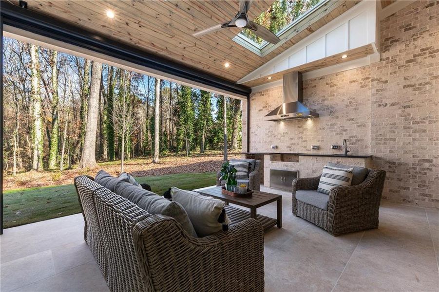 Exterior details and patio area of a home in , Alpharetta (Image 4).