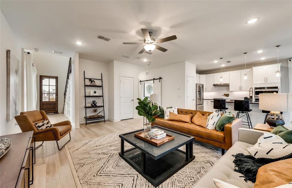 *Model representation. Some features and options may differ -Open concept throughout main living areas