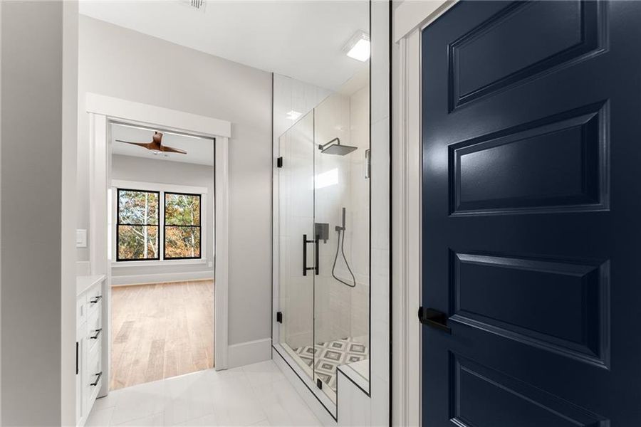 Furnished interior view inside a new home in , Dahlonega (Image 21).